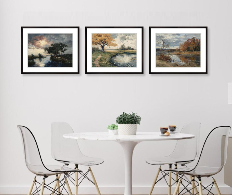 Still Waters and Trees - Set of three