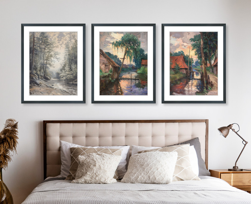 Shaded Banks - Set of three