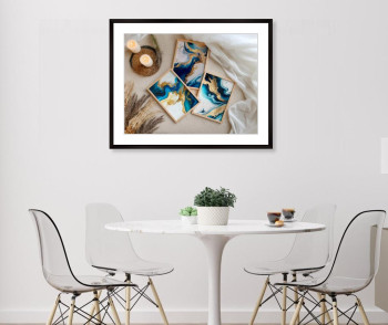 Set of 34 : 20 mm Plastic Frames Multi colors - Multi sizes